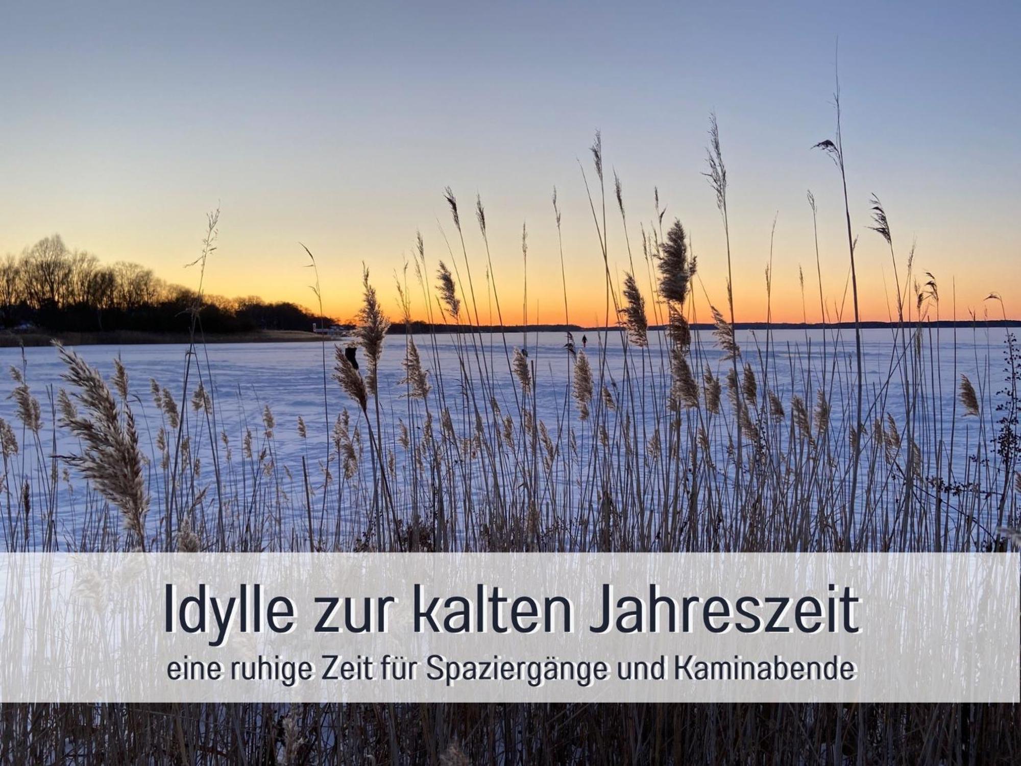Strandhaus Mathea - Ruhige Lage Direkt Am Fleesensee - Parkplatz, Kamin, Sauna - Familienfreundlich Unter Göhren Esterno foto