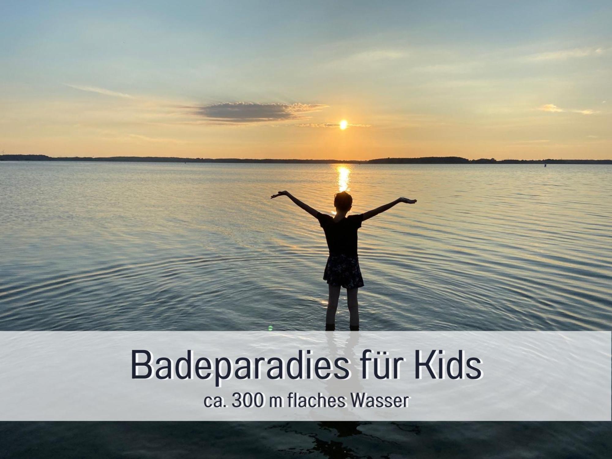 Strandhaus Mathea - Ruhige Lage Direkt Am Fleesensee - Parkplatz, Kamin, Sauna - Familienfreundlich Unter Göhren Esterno foto