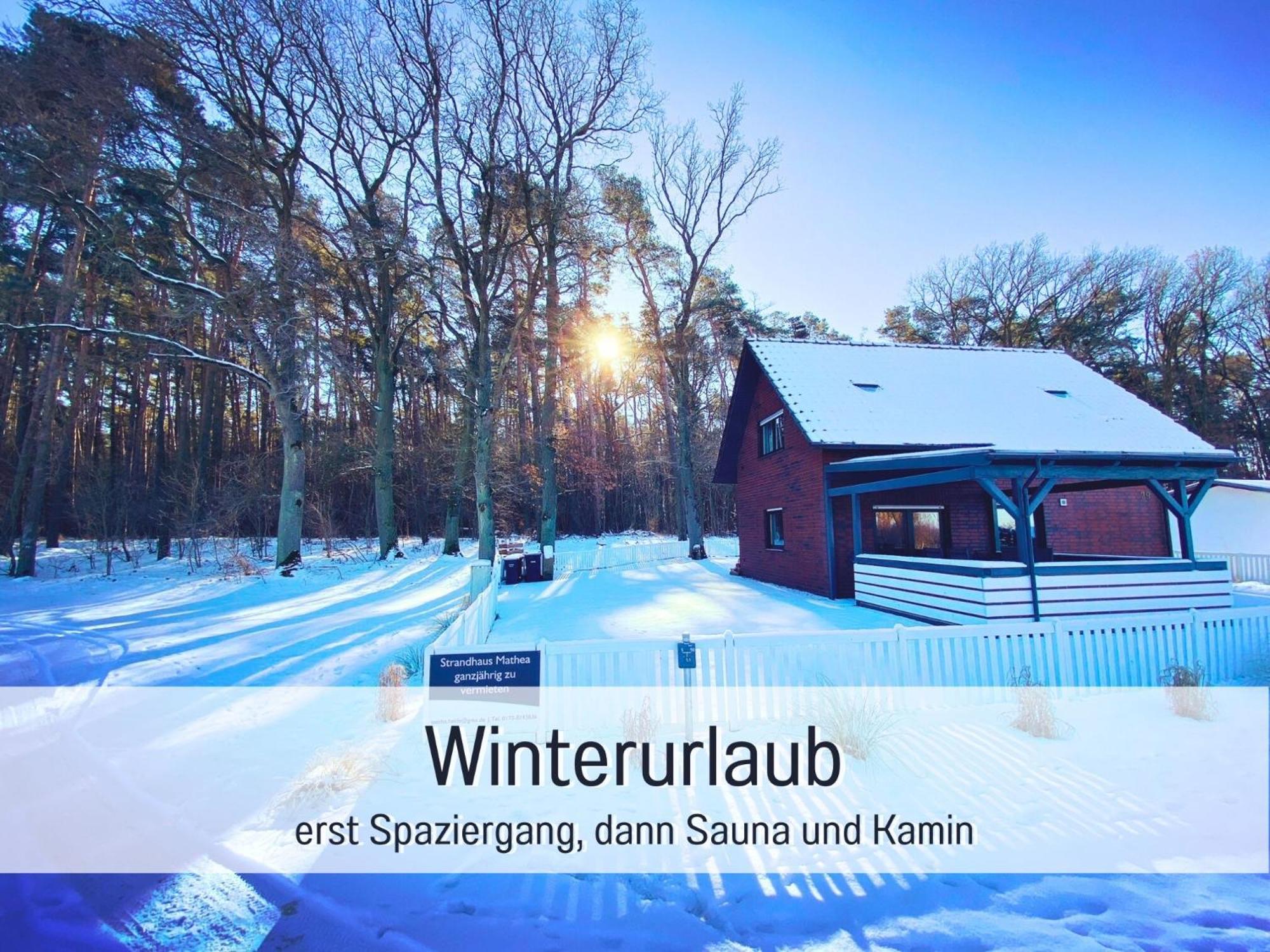 Strandhaus Mathea - Ruhige Lage Direkt Am Fleesensee - Parkplatz, Kamin, Sauna - Familienfreundlich Unter Göhren Esterno foto