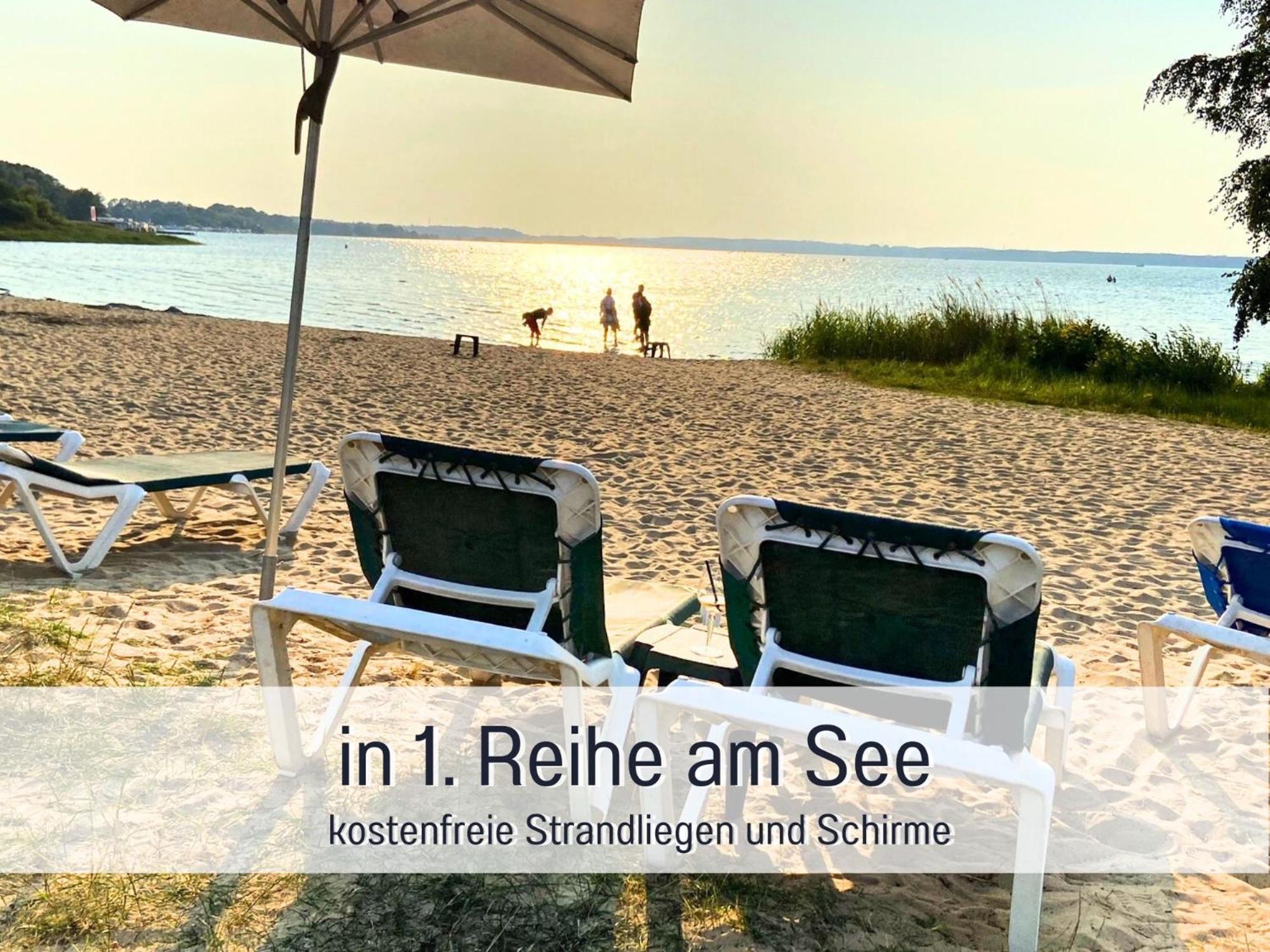 Strandhaus Mathea - Ruhige Lage Direkt Am Fleesensee - Parkplatz, Kamin, Sauna - Familienfreundlich Unter Göhren Esterno foto