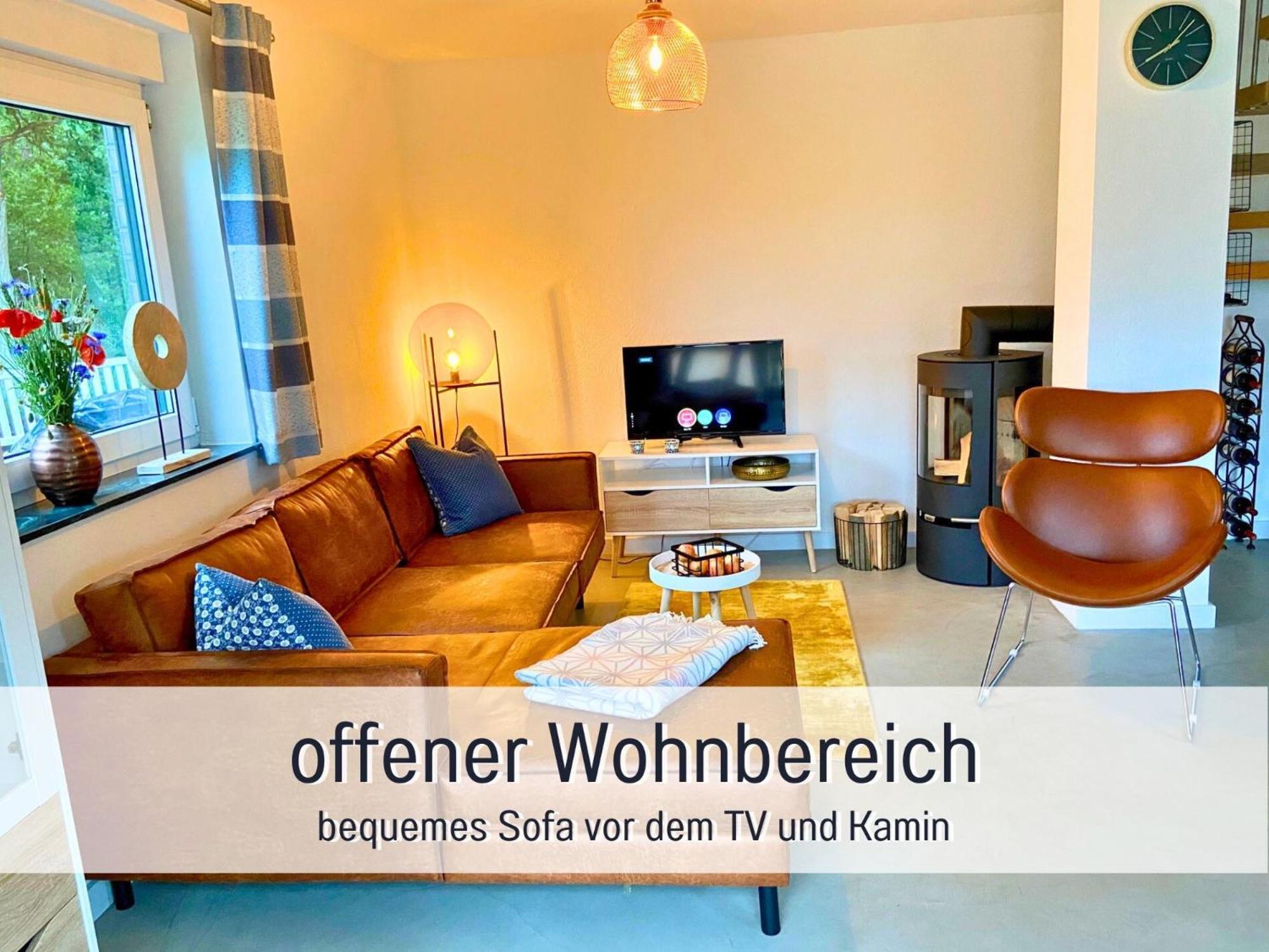 Strandhaus Mathea - Ruhige Lage Direkt Am Fleesensee - Parkplatz, Kamin, Sauna - Familienfreundlich Unter Göhren Esterno foto